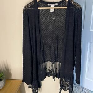 American Rag Black Lace Women's Cardigan